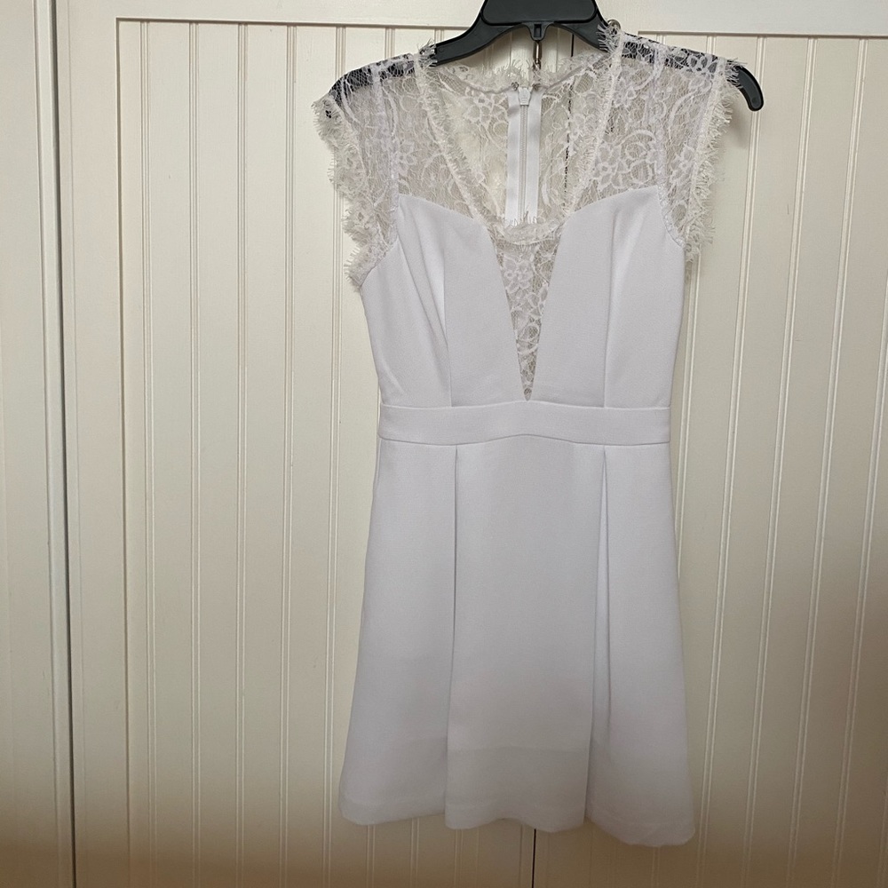 White lace BCBG dress